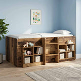 Bed Cabinet 2 pcs Old Wood 66 x 33 x 48 cm Engineered Wood 893729