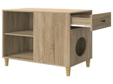 Cat House Sonoma 72 x 42.5 x 70 cm Engineered Wood 8000682