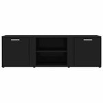 TV Cabinet Black 120x34x37 cm Engineered Wood 801162