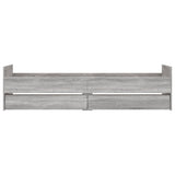 Bed Frame without Mattress Grey Sonoma 75x190 cm Small Single Small Single 3207390
