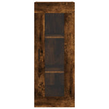 Highboard Smoked Oak 34,5x34x180 cm Engineered Wood 3199254