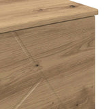 Bathroom Furniture Set with Drawer with Shelf 3 pcs Artisan Oak 3393042