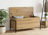 Storage Box Artisan Oak 80 x 40 x 49.5 cm Engineered Wood 8013679