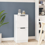 Sideboard White 30x30x70 cm Engineered Wood 811169