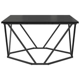 Coffee Table Black Oak 80 x 80 x 45 cm 868273