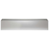Garden Planter 2 pcs Silver 80 x 20 x 20 cm Galvanised Steel 8005173