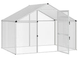 Bird Cage Silver 181.5 x 110.5 x 173.5 cm Welded Wire Mesh 42036854