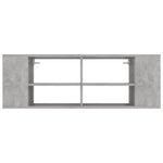 Wall-Mounted TV Cabinet Concrete Grey 102x35x35 cm Engineered Wood 806242