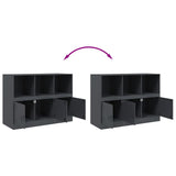 Sideboard Anthracite 99x39x73 cm Steel 841789