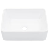 Wash Basin 40x30x13 cm Ceramic White 143919