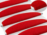 Self-adhesive Stair Mats 15 pcs Red 80 x 24.5 x 3.5 cm 42038658