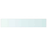 Shelf Panel Glass Clear 110x20 cm 243849