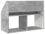 Kids Bookshelf with Storage Concrete Grey 72.5 x 29.5 x 69 cm 892382