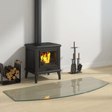Fireplace Glass Plate 120x50 cm 324155
