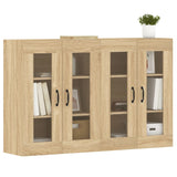 Wall Mounted Cabinets 2 pcs Sonoma Oak Engineered Wood 3197907