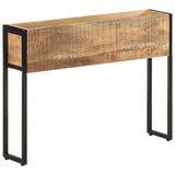 321938 Planter 90x20x68 cm Rough Mango Wood