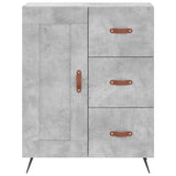 Highboard Concrete Grey 69.5x34x180 cm Engineered Wood 3189993