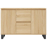 Sideboard Sonoma Oak 101.5x35x70 cm Engineered Wood 827215