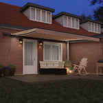 Retractable Awning Manual Multicolour 450 x 300 cm Fabric 3330932