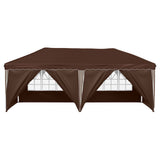 Pop-up Party Tent 575 x 288 x 245 cm Brown 42019808