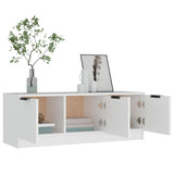 TV Cabinet White 102x35x36.5 cm Engineered Wood 811358