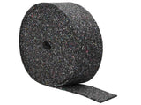 Rubber Granulate Roll Black 2000 x 10 x 1 cm Rubber 42027292