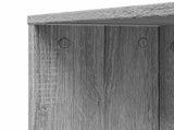 Narrow Bathroom Cupboard with Wheels Grey Sonoma Engineered Wood 855300