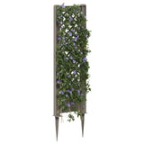 Trellis with Spike Grey 43 x 6 x 165 cm PP 42041741