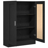 Book Cabinet Black Oak 82.5 x 30.5 x 115 cm Engineered Wood 862516