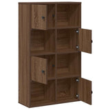 Bookcase Brown Oak 60x24x101.5 cm Engineered Wood 860397