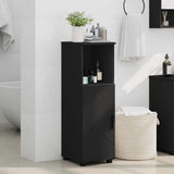 Bathroom Cabinet Black 30 x 35 x 95 cm Engineered wood & Metal 883315