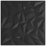 Wall Panels 48 pcs Black 50x50 cm XPS 12 m Amethyst 356948