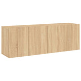 TV Cabinets Wall-mounted 2 pcs Sonoma Oak 60x30x41 cm 836943