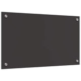 Kitchen Backsplash 2 pcs Dark Grey 70 x 40 cm Tempered Glass 3415458