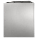 Corner Planter Silver 45 x 45 x 50 cm Stainless steel 883672