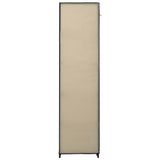 ZNTS Folding Wardrobes 2 pcs Cream 110x45x175 cm Fabric 282424