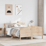 Bed Frame without Mattress 140x200 cm Solid Wood Pine 3306225