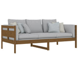 Day Bed without Mattress Honey Brown Solid Wood Pine 90x190 cm Single 820310