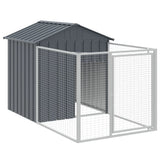 Dog House with Roof Anthracite 117x1017x123 cm Galvanised Steel 3189062