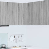 Hanging Cabinet Grey Sonoma and White 57 x 57 x 80 cm 884295