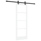 Sliding Door Manual ORKDAL White 73.5 x 198.5 cm Wood and metal 3332156