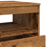 Drawer Cabinet Old Wood 40x50x76 cm Engineered Wood 856004