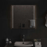 LED Bathroom Mirror Transparent 60 x 60 cm Tempered Glass 42045771