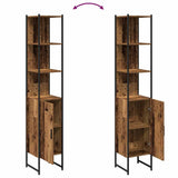 Bathroom Cabinet Old wood 33 x 33 x 185.5 cm Engineered Wood 862238
