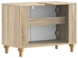 Bathroom Sink Cabinet ALKMAAR Sonoma Oak 59.5 x 31.5x 59 cm 896127