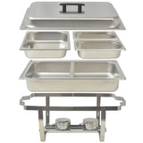 2 Piece Chafing Dish Set Stainless Steel 50528