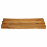 Table Top 110x80x2.5 cm Live Edge Solid Wood Mango 370773