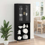 Highboard Black Oak 69.5 x 34 x 180 cm 3416148