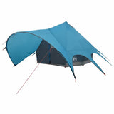 Teepee Tent 5-Person with Roof Blue and Grey 415 x 415 x 247 cm 42004012
