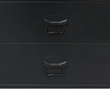 Chest of Drawers Metal Industrial Style 78x40x93 cm Black 245963